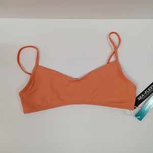 NEW JOLYN x Eryn Krause "Eryn" Bikini Top Color Guava